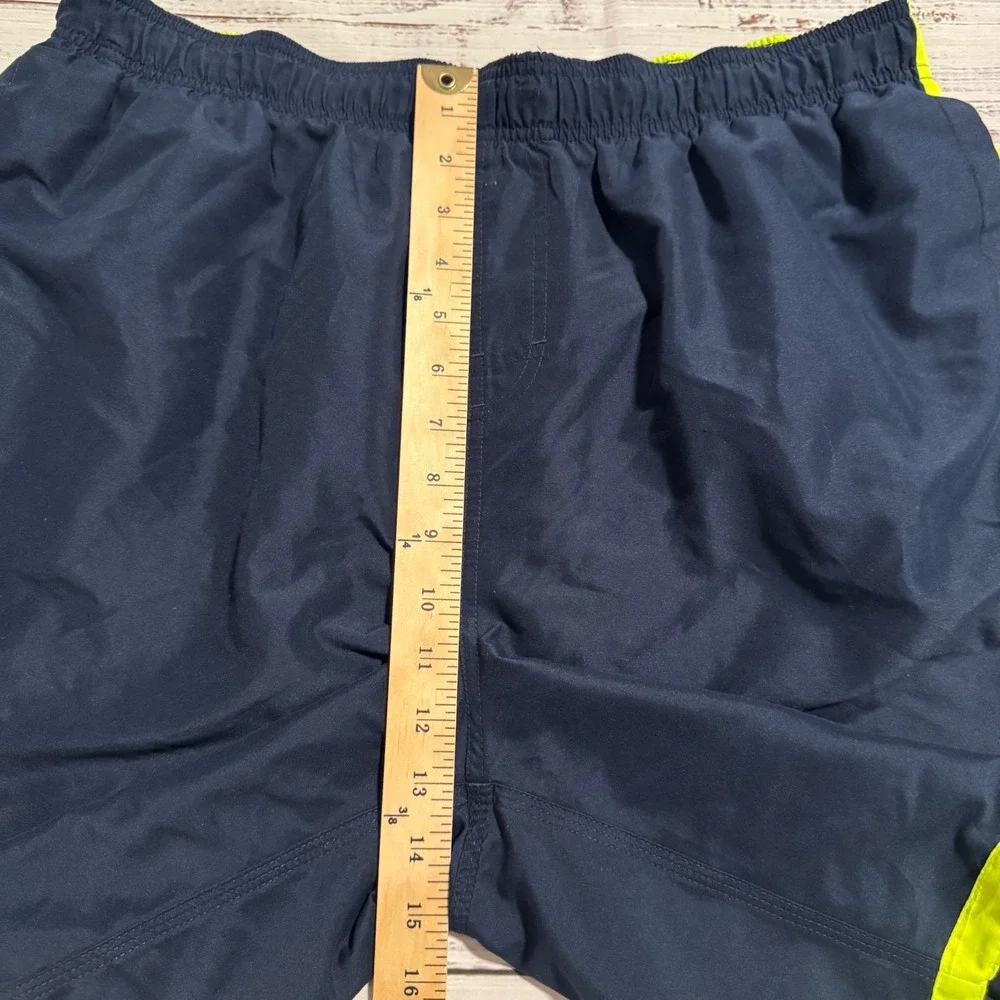 Vintage 00s Nike Swim‎ Trunks Hybrid Shorts Blue and Green Men's Size XXL